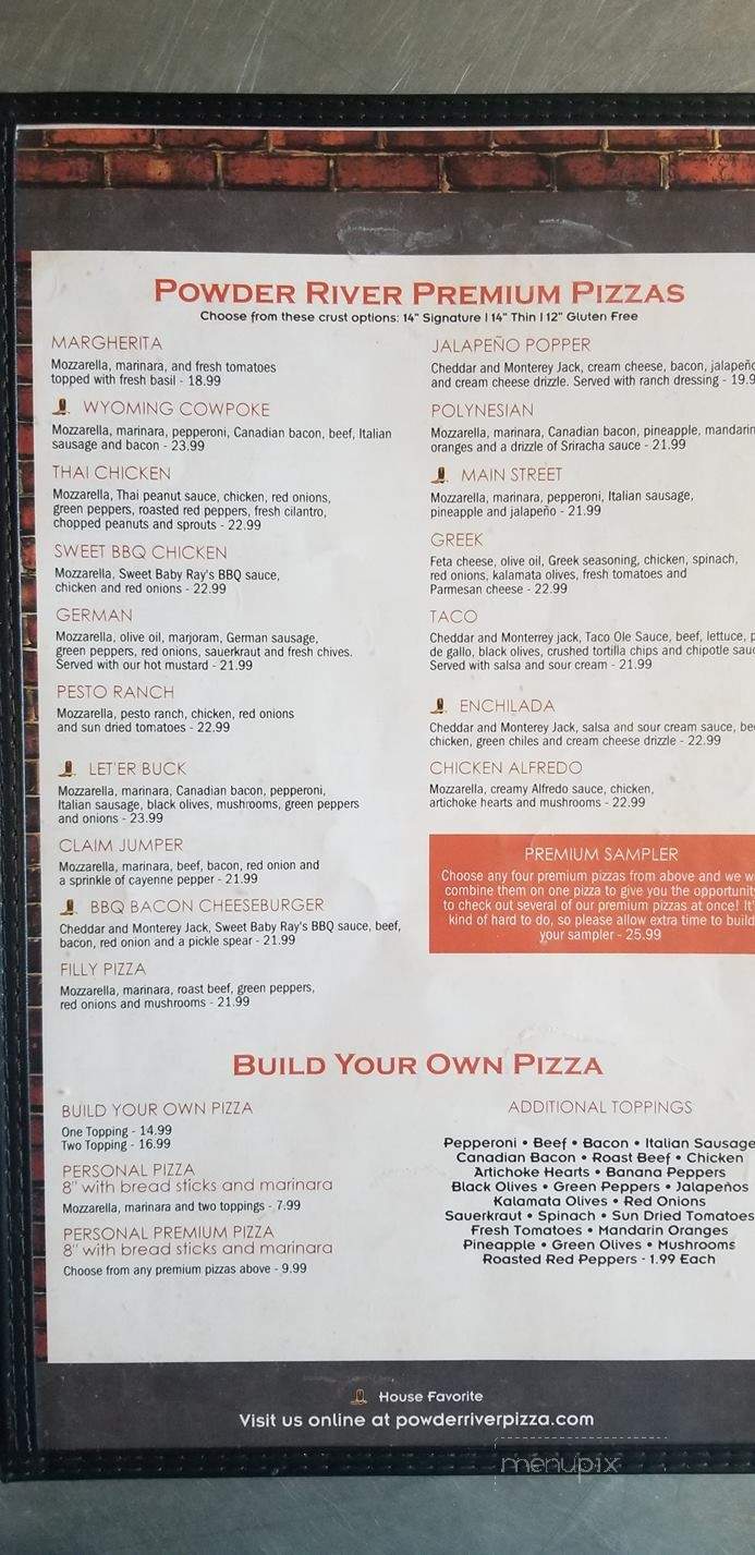 Powder River Pizza and Pub - Sheridan, WY