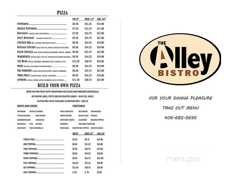 The Alley Bistro - Ennis, MT