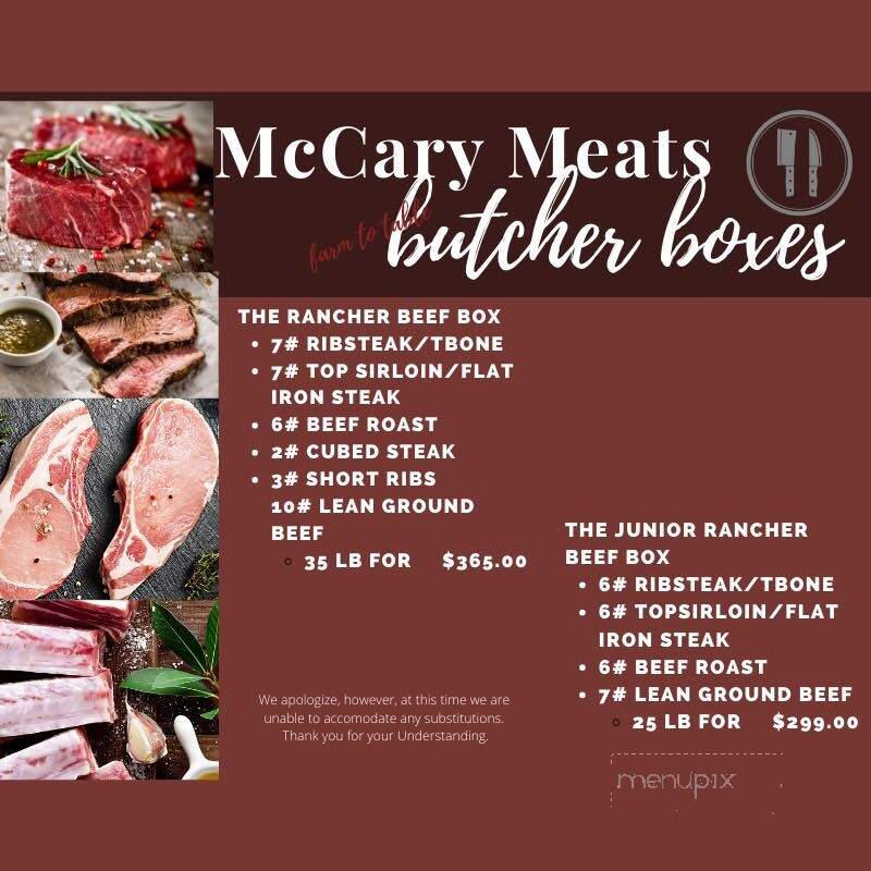 McCary Meats - Basin City, WA