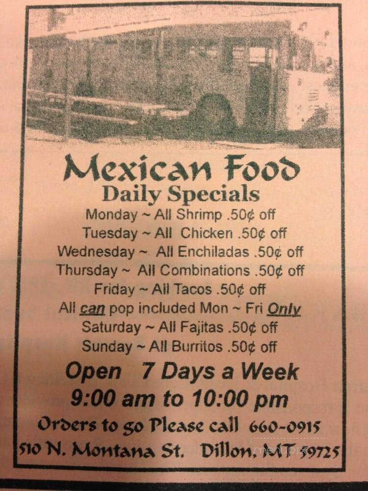 La Fiesta Mexicana (the Taco Bus) - Dillon, MT