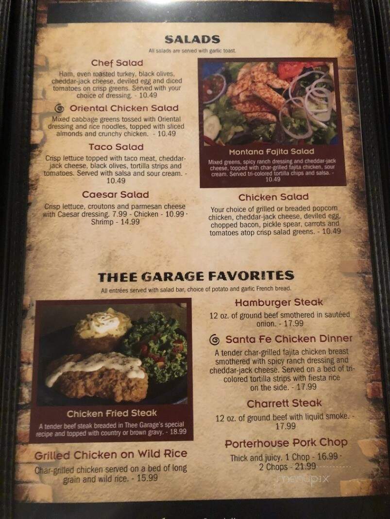 Thee Garage & Steakhouse - Baker, MT