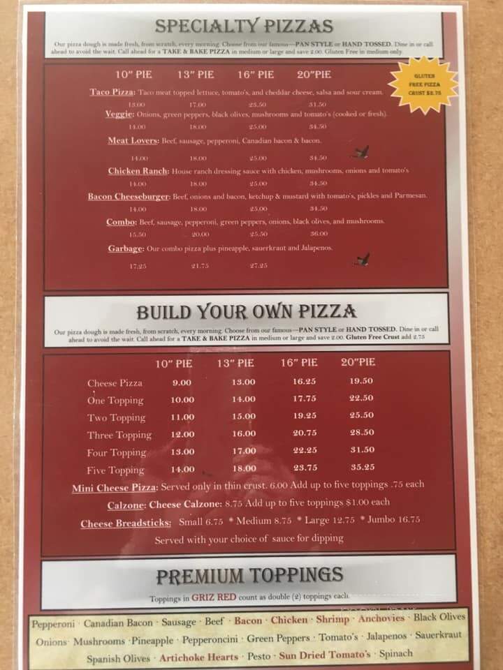 Pizza Cafe - Ronan, MT