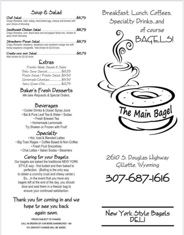 Main Bagel Co - Gillette, WY