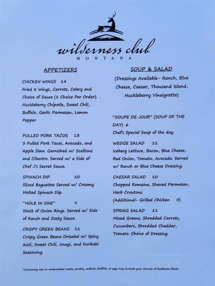 The Wilderness Grille - Eureka, MT