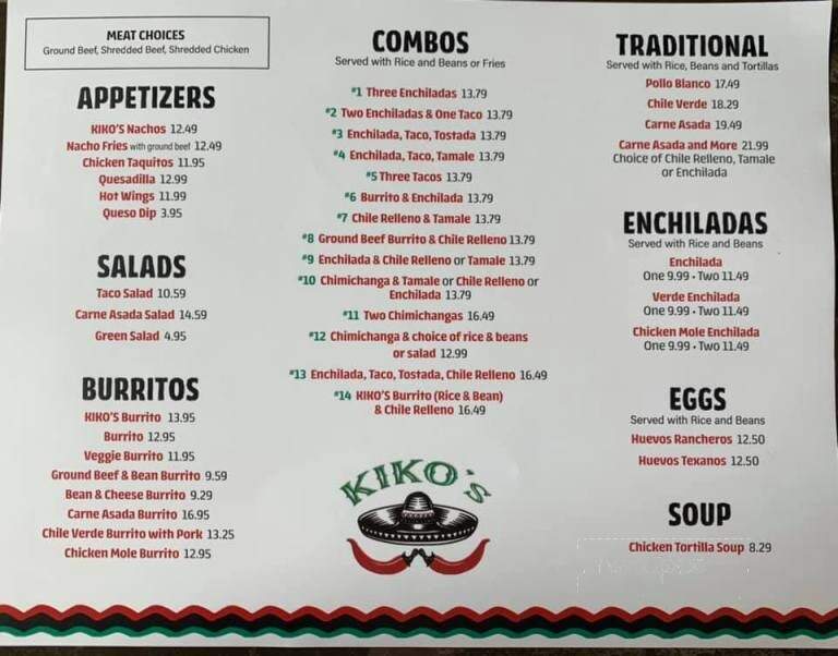 Kiko's Mexican Restaurant - Philipsburg, MT