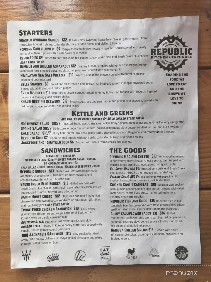 Republic Kitchen+Taphouse - Post Falls, ID